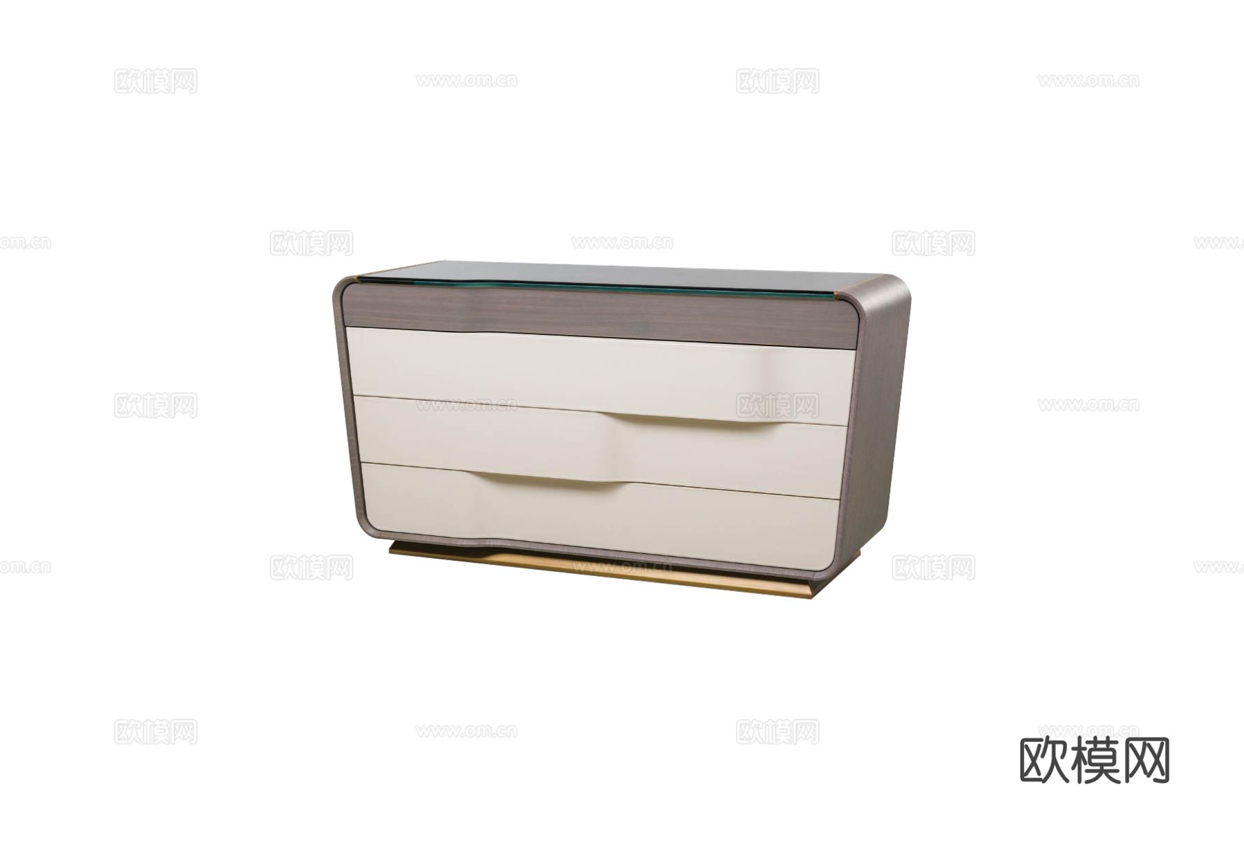 TURRI MELTING边柜3d模型
