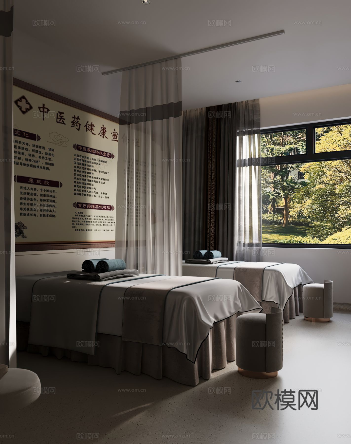 现代医疗房间装修效果图下载（渲染图5）