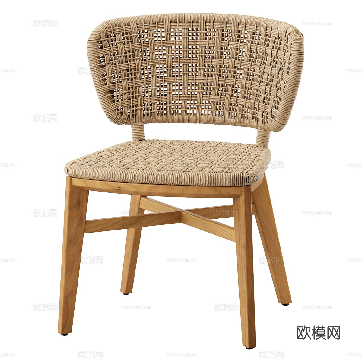 北欧简约单人椅子 椅子 简约椅子 休闲椅子 凳子3d模型