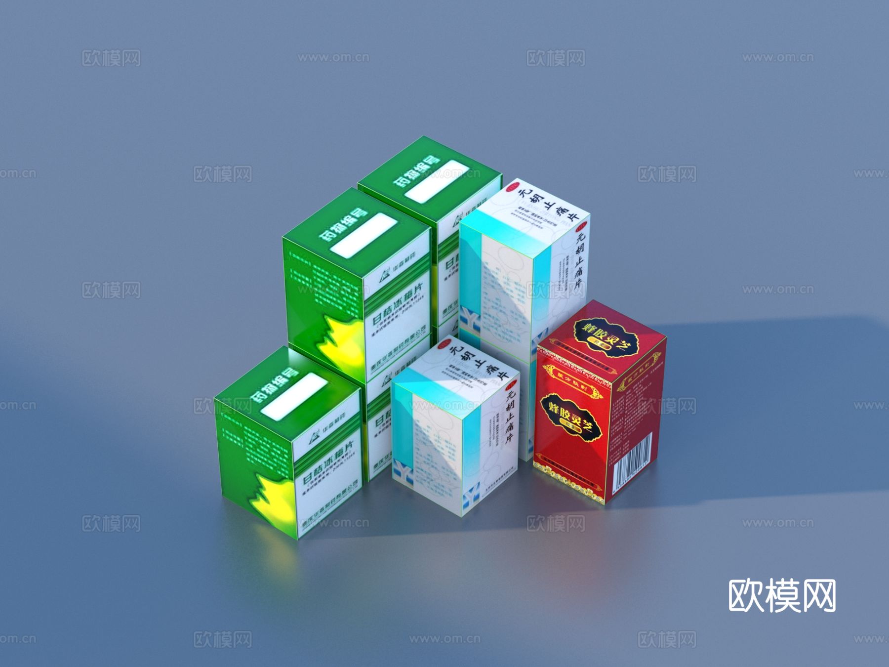 药 药盒 药品 药物 药水 医学用品3d模型