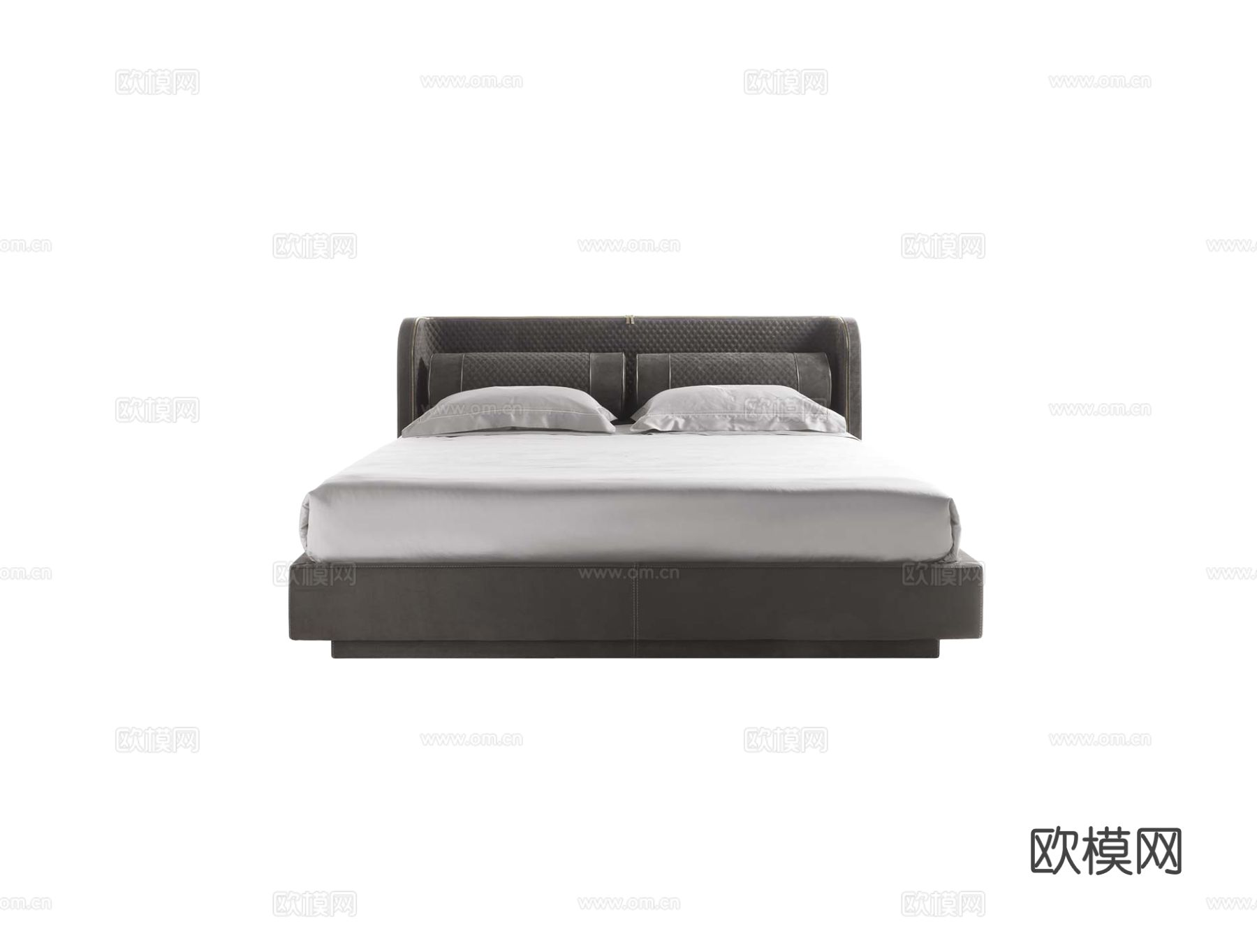 VittoriaFrigerio Bellini Low双人床3d模型