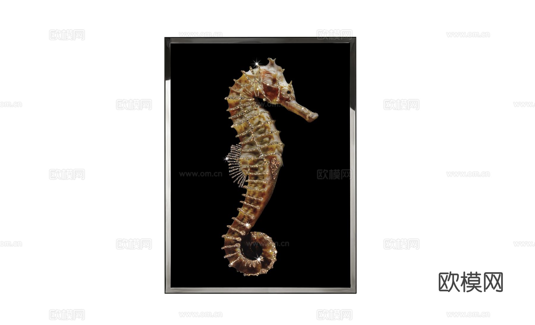 Visionnaire HIPPOCAMPUS 海马挂画3d模型
