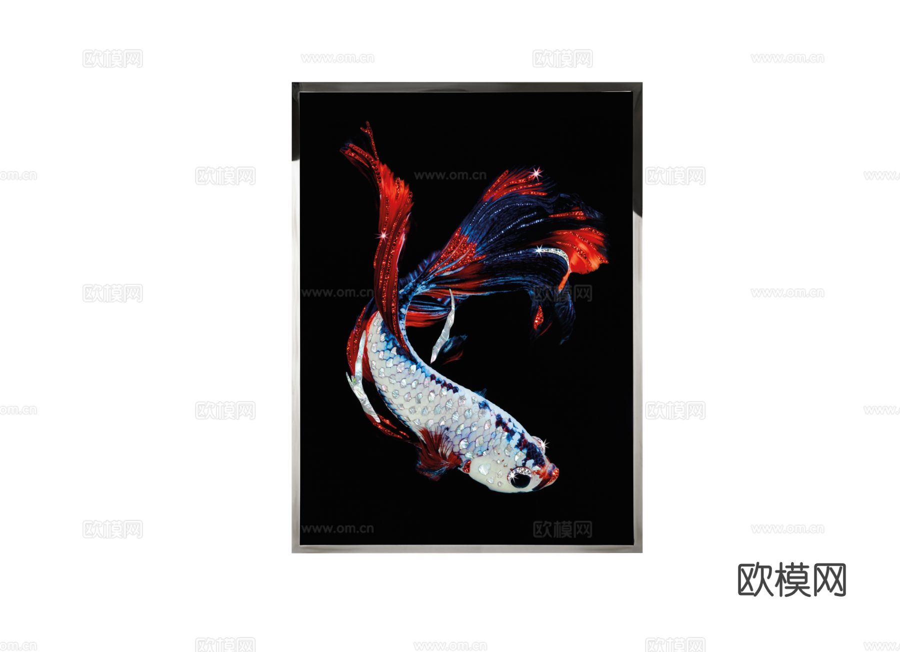 Visionnaire Betta Splendes挂画3d模型