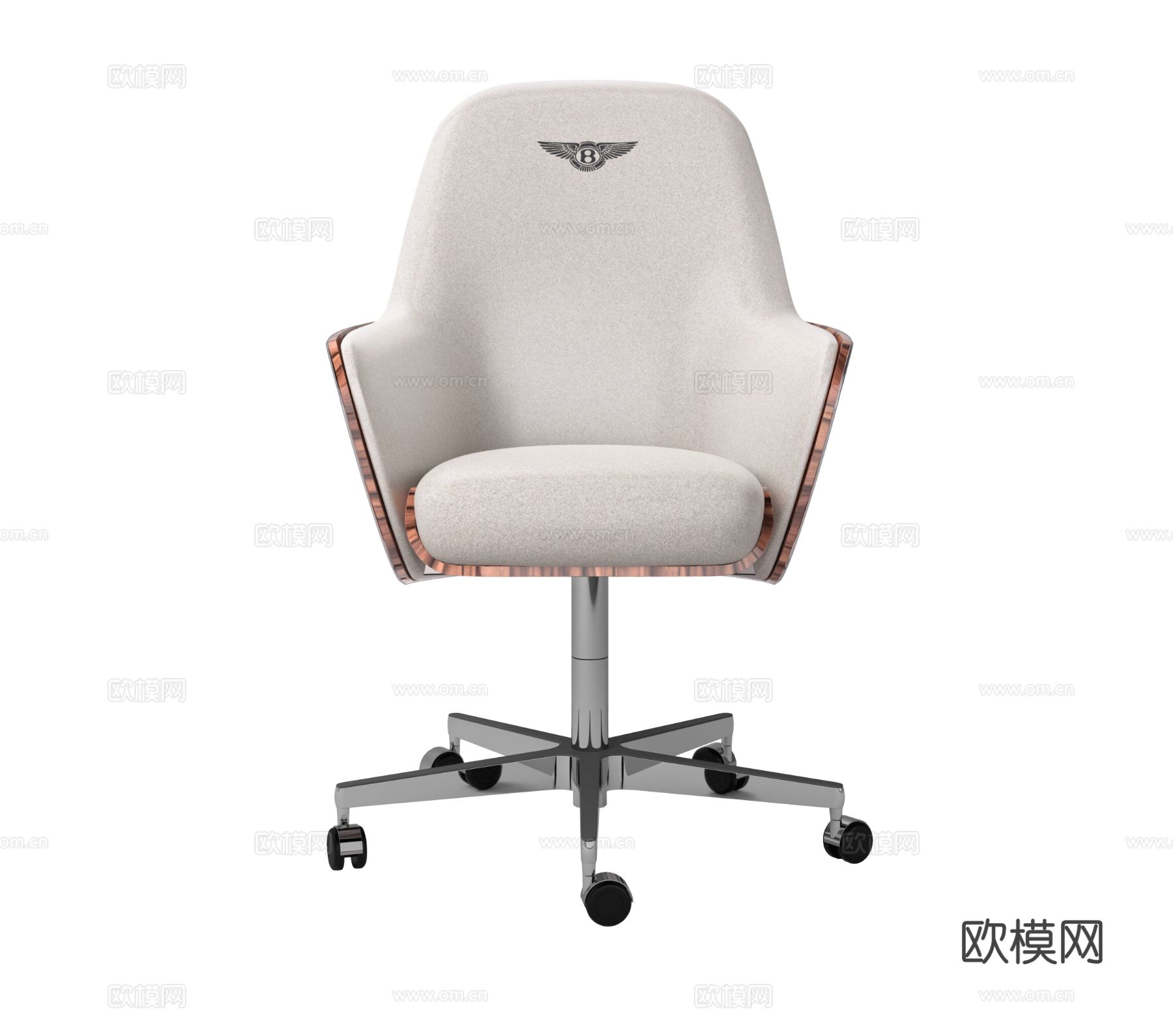 Bentley KINGSTON办公椅3d模型下载（渲染图1）