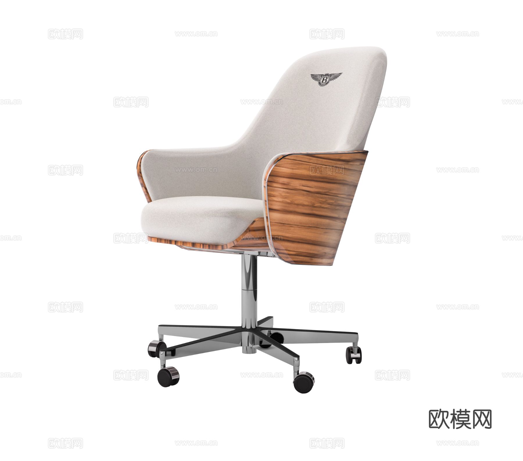 Bentley KINGSTON办公椅3d模型下载（渲染图2）
