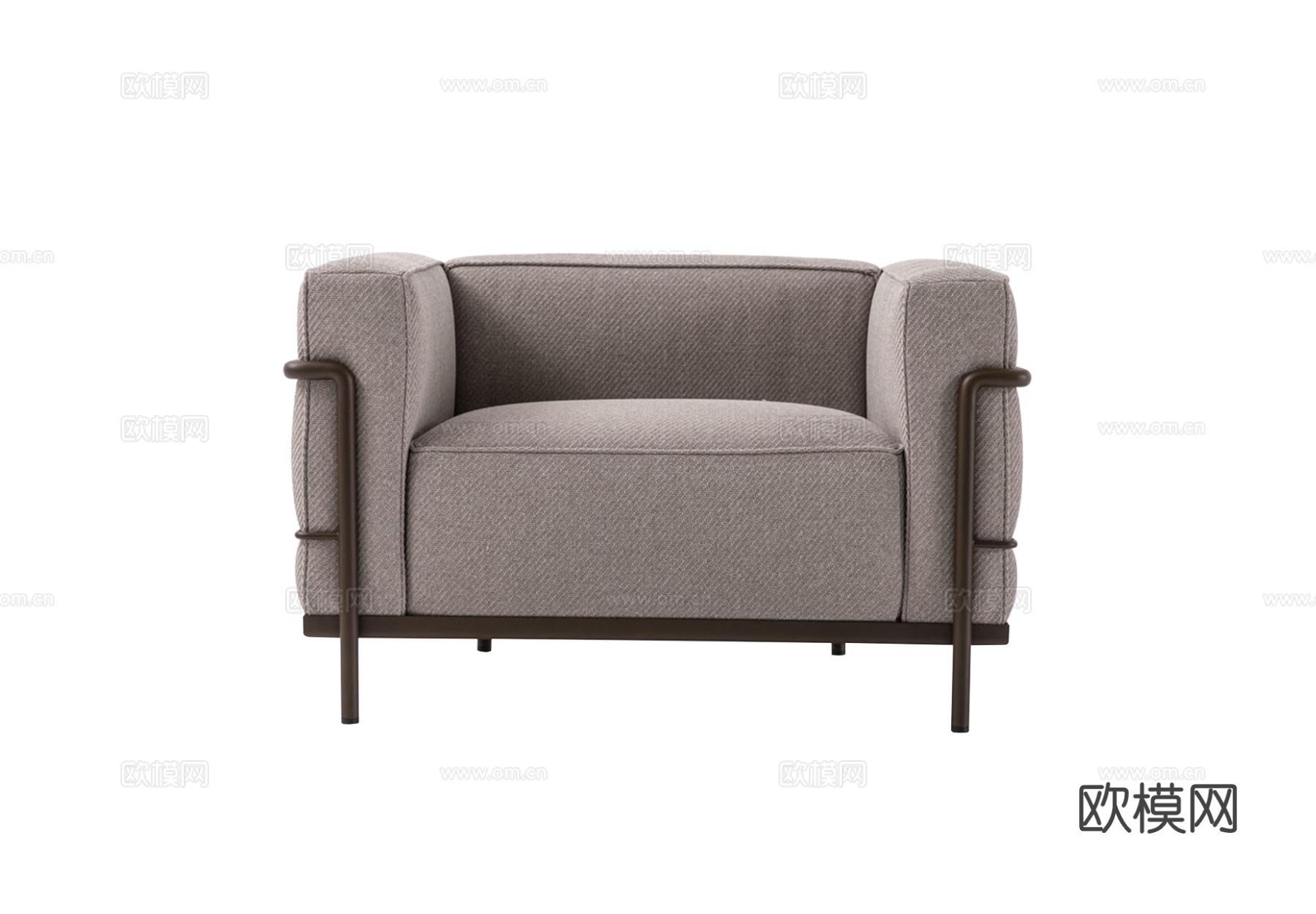 Cassina LC3单人沙发3d模型