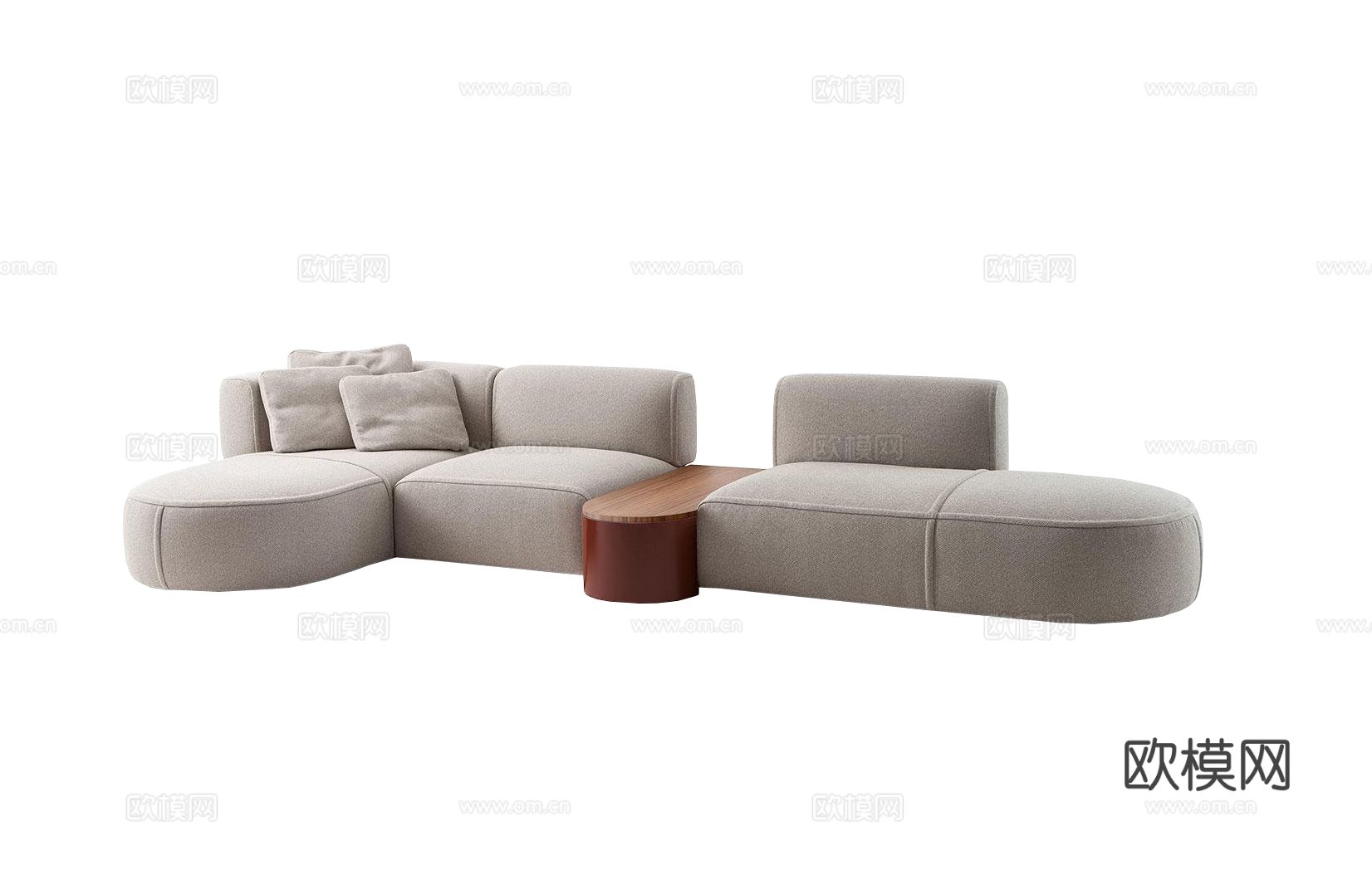 Cassina Bowy转角沙发3d模型