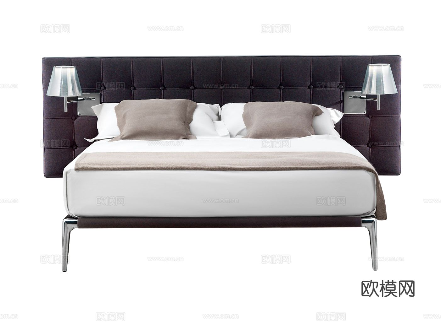 Cassina Volage双人床3d模型