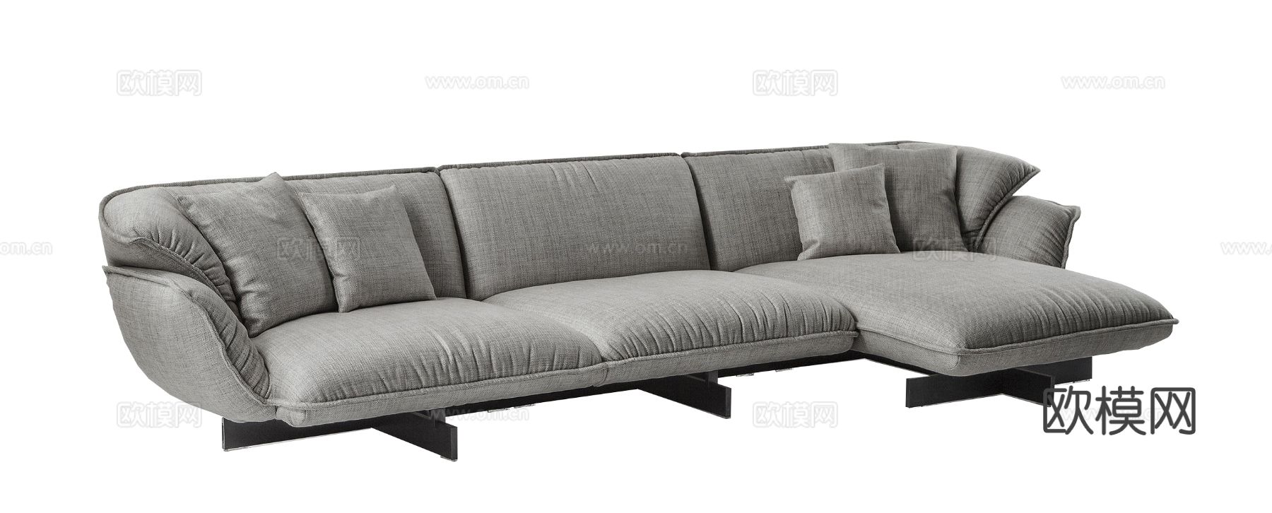 Cassina Super转角沙发3d模型