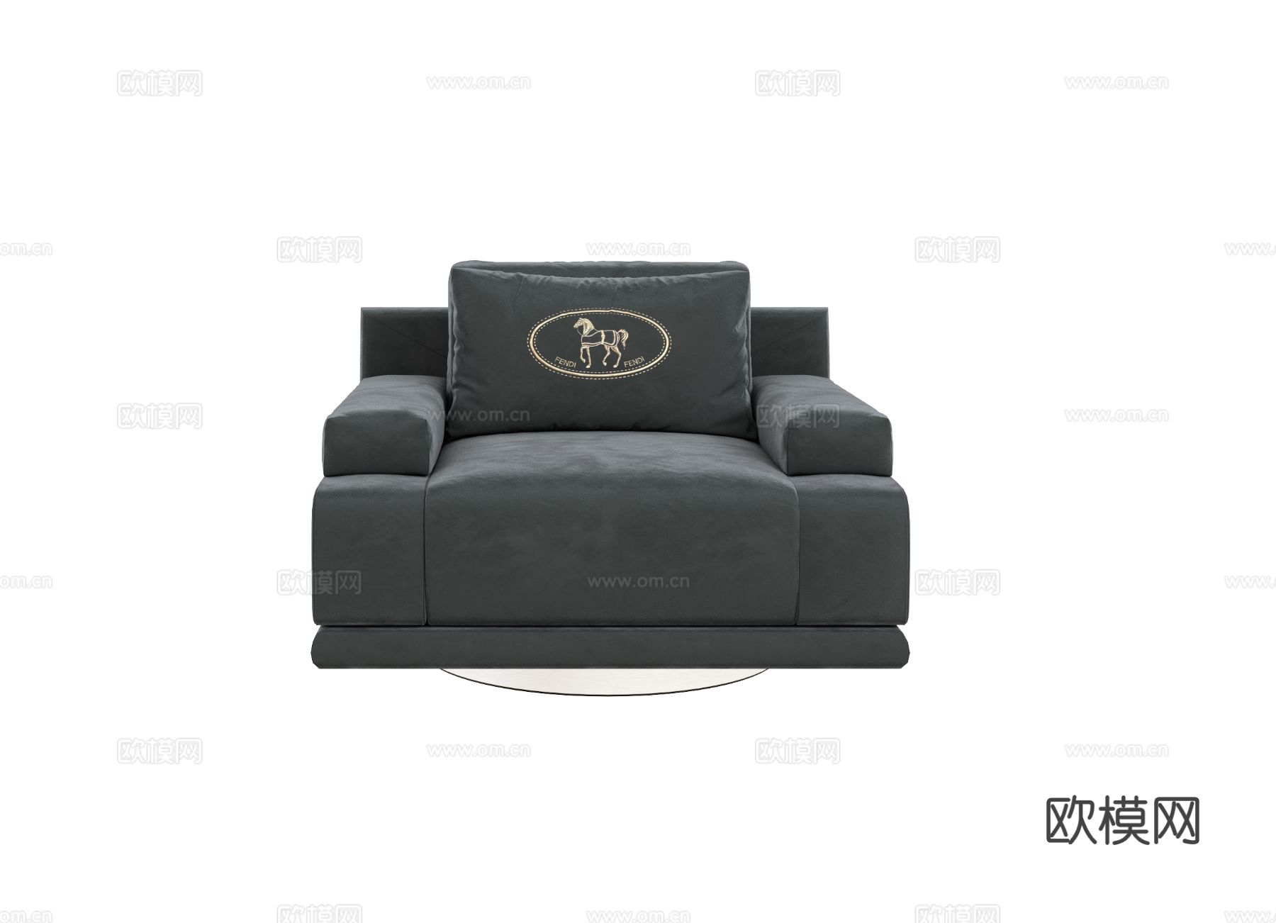 Fendi ARTU单人沙发3d模型