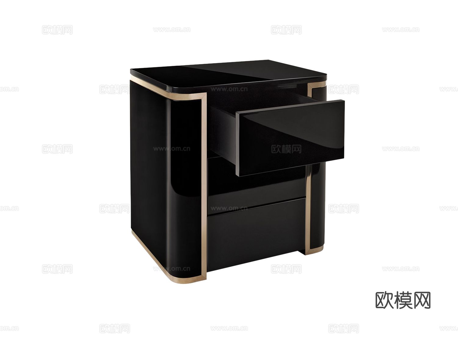 Fendi MERCURY床头柜3d模型