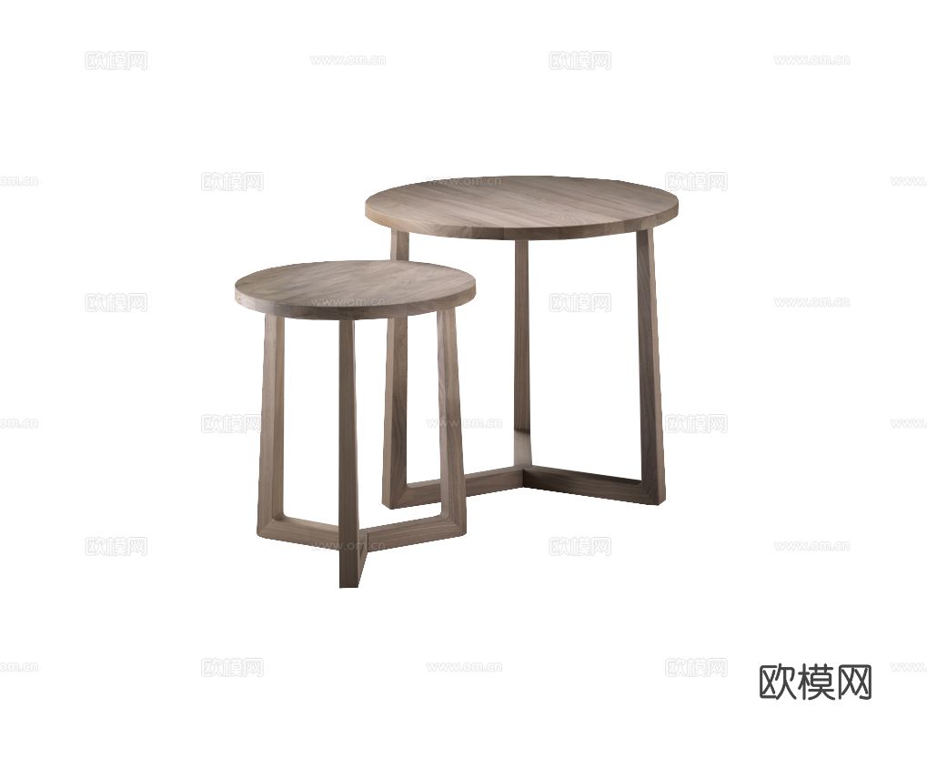 Flexform Jiff边几3d模型