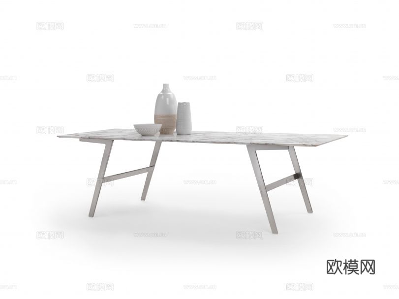 Flexform Soffio餐桌3d模型