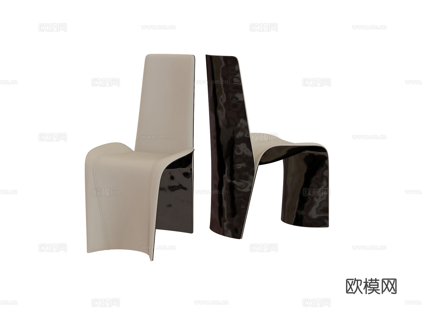 Giorgetti EVA餐椅3d模型