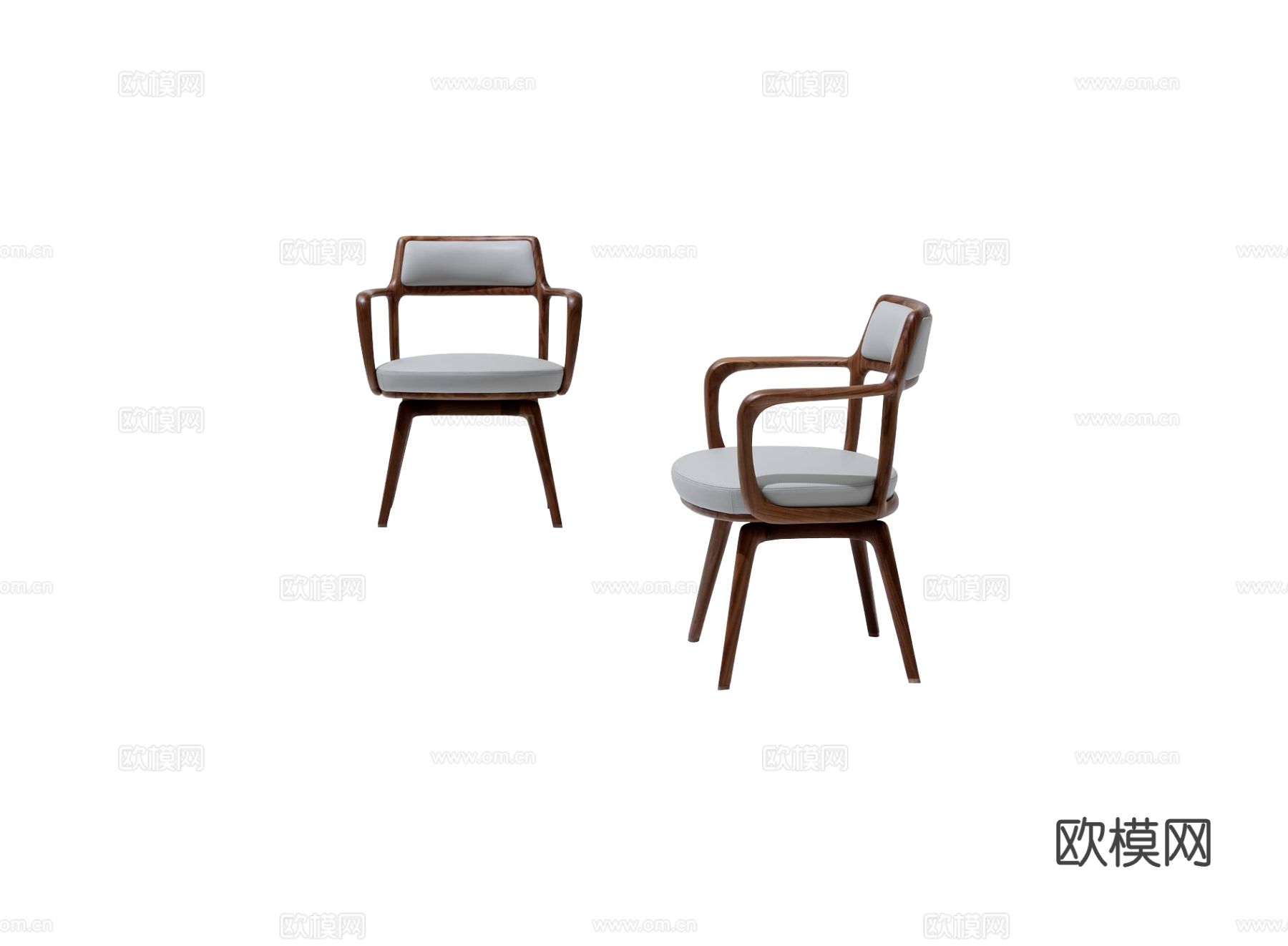 Giorgetti BARON餐椅3d模型