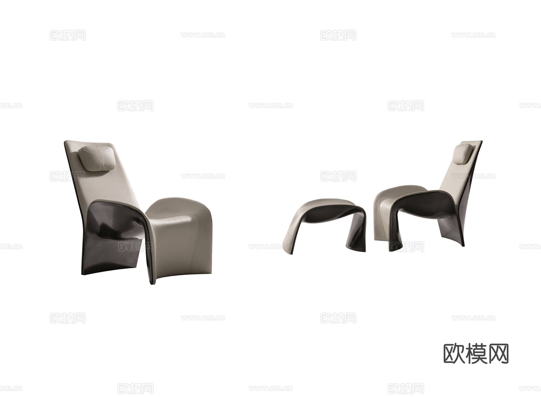 Giorgetti EVA扶手椅3d模型