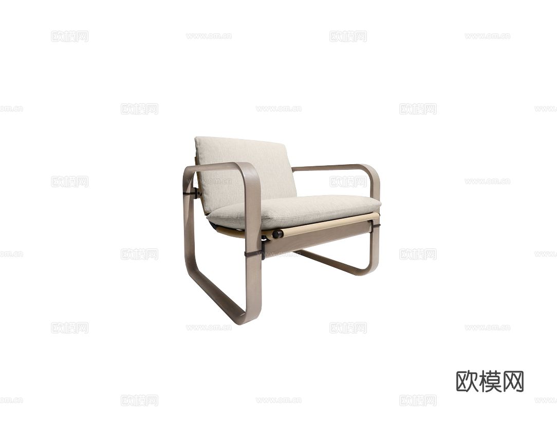 Giorgetti Loop扶手椅3d模型