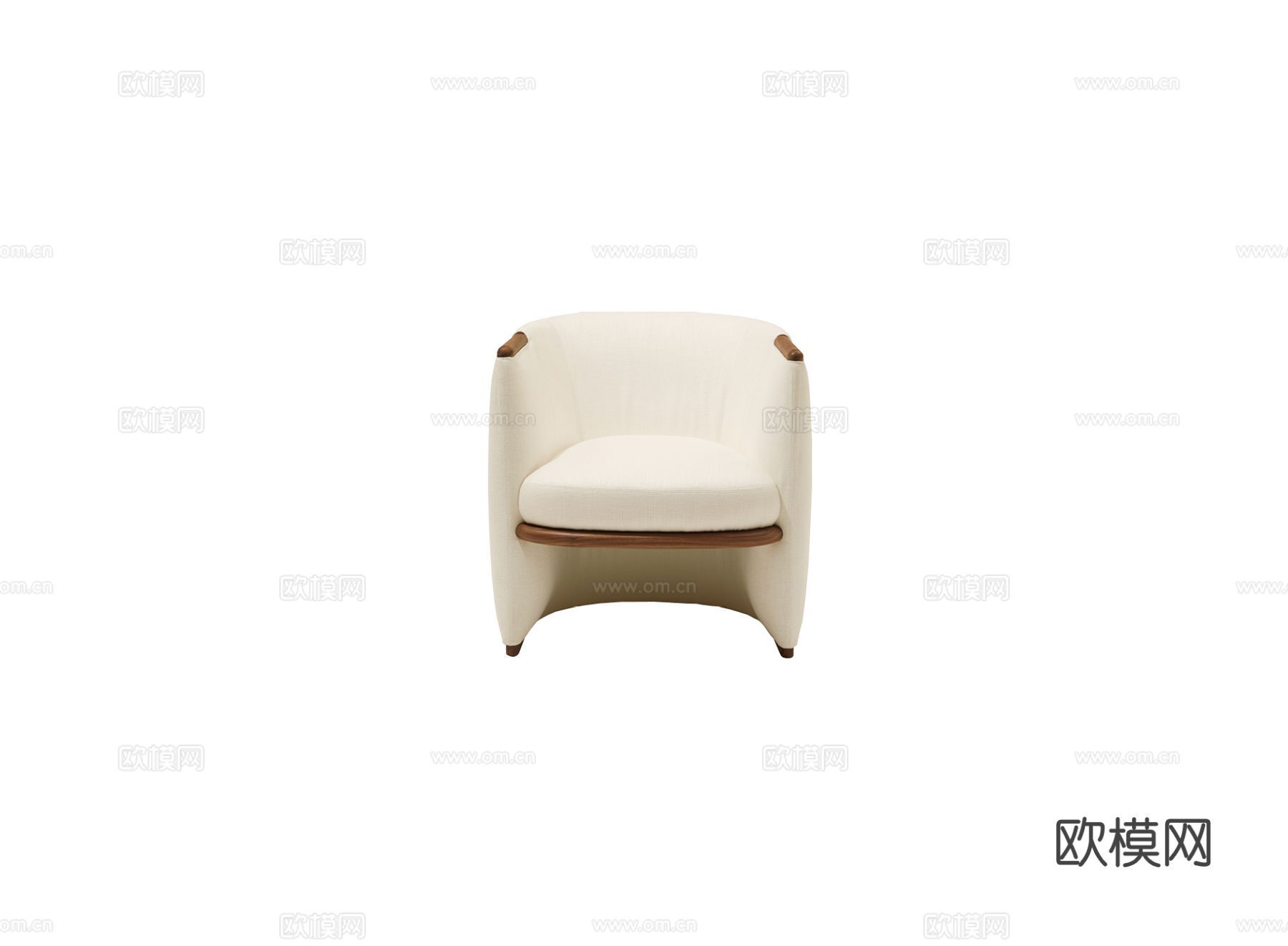 Giorgetti OPUS单人沙发3d模型