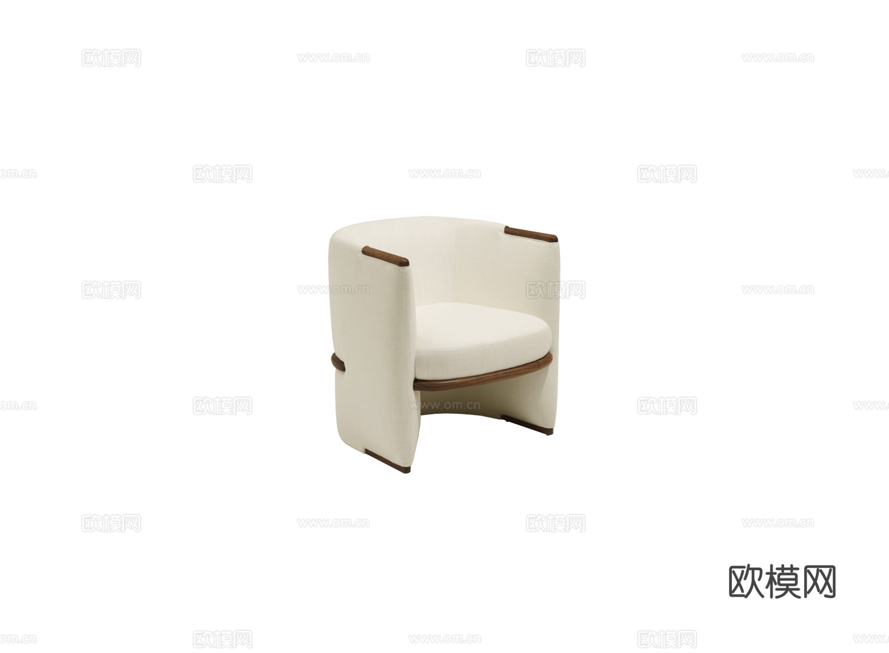 Giorgetti OPUS单人沙发3d模型