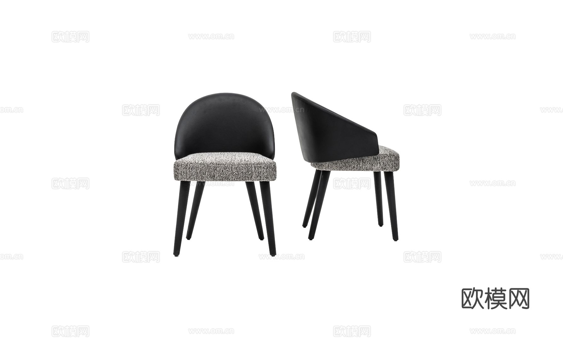 Minotti LAWSON餐椅3d模型