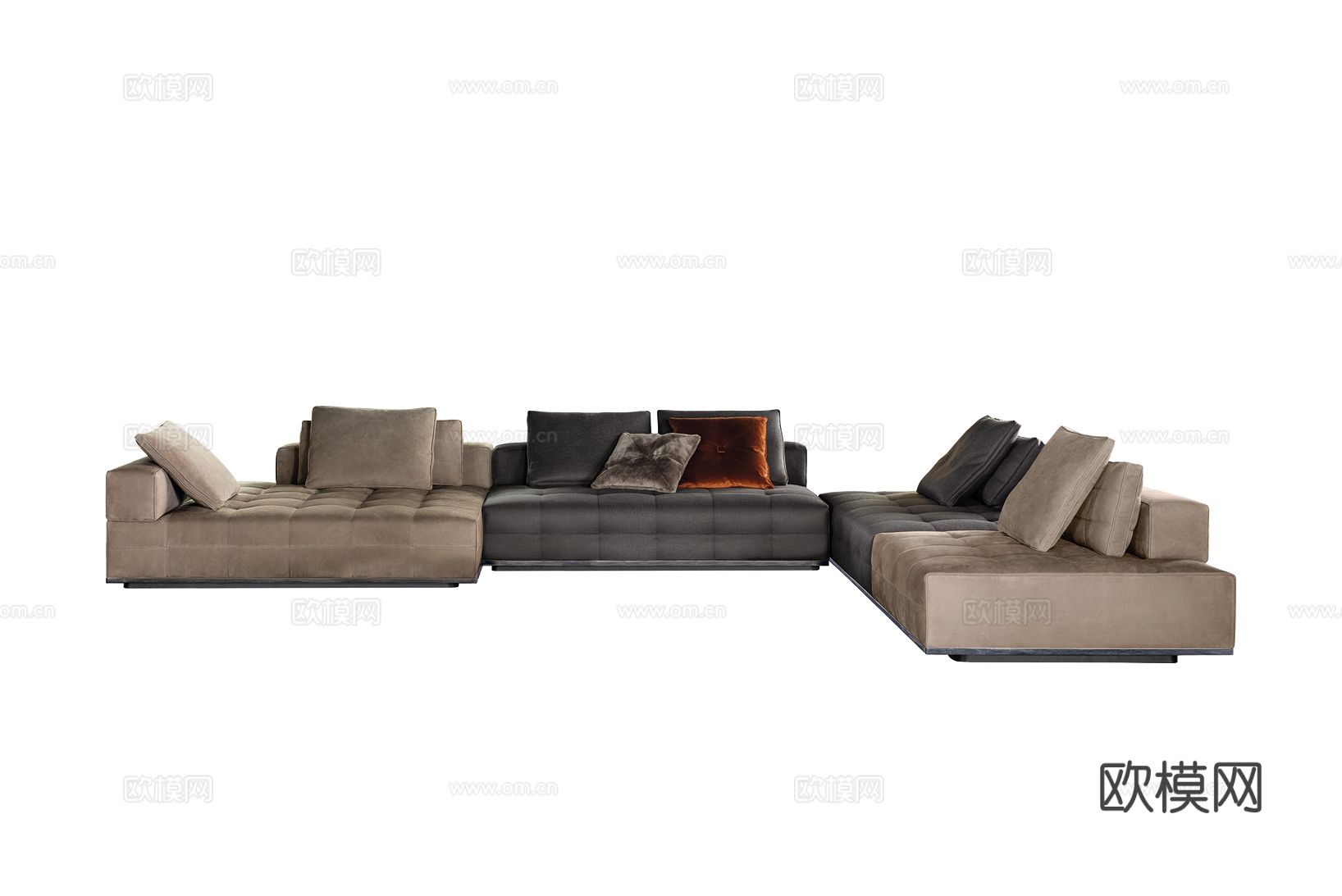 Minotti LAWRENCE多人沙发3d模型