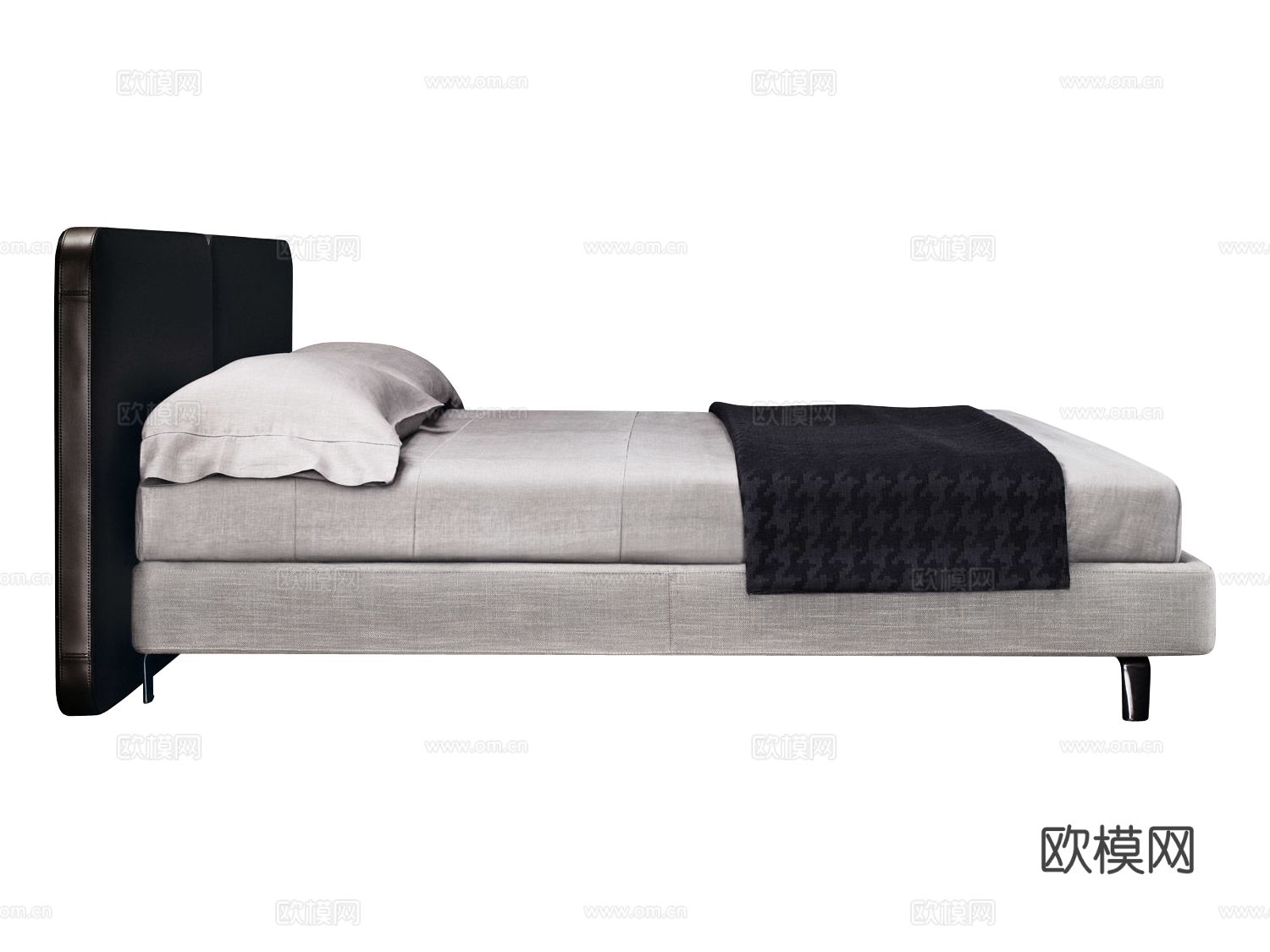 Minotti TATLIN双人床3d模型