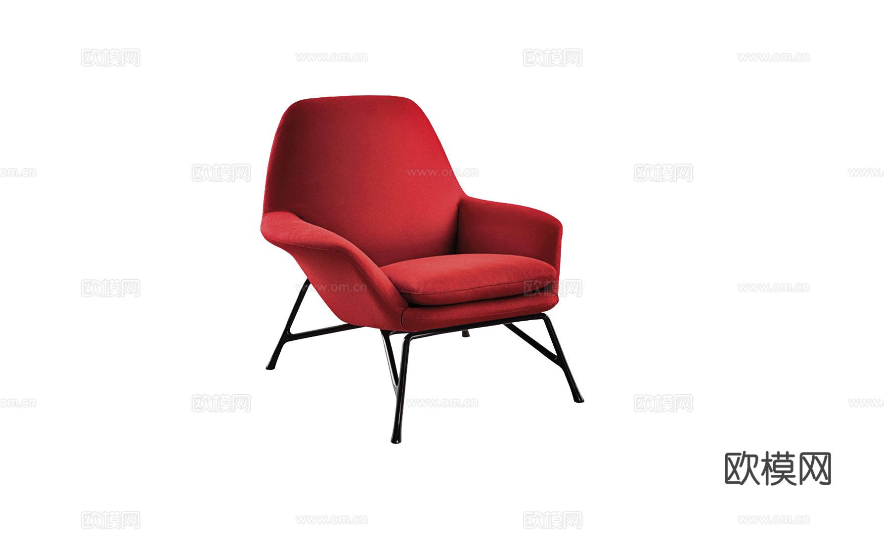 Minotti PRINCE扶手椅3d模型