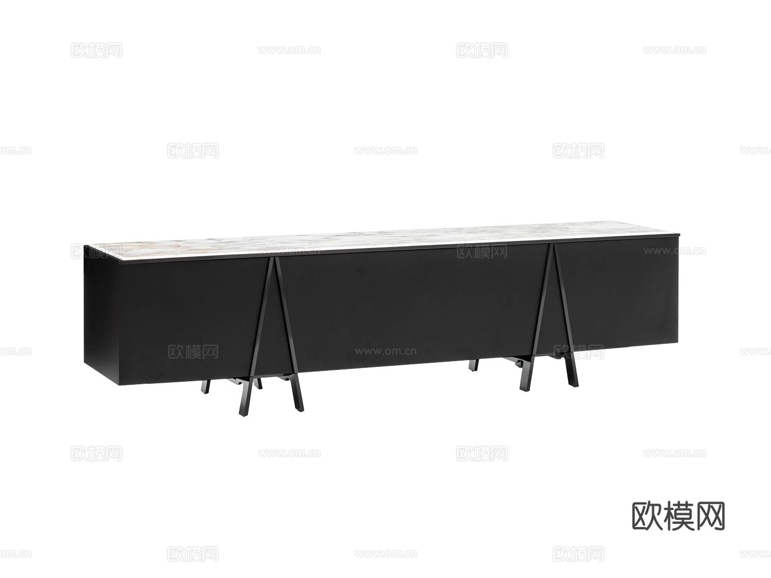 Minotti EASEL电视柜3d模型