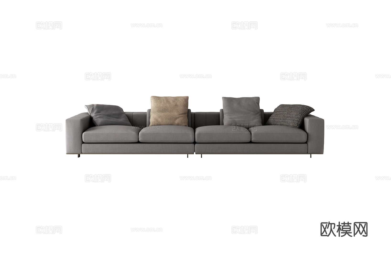 Minotti FREEMAN多人沙发3d模型