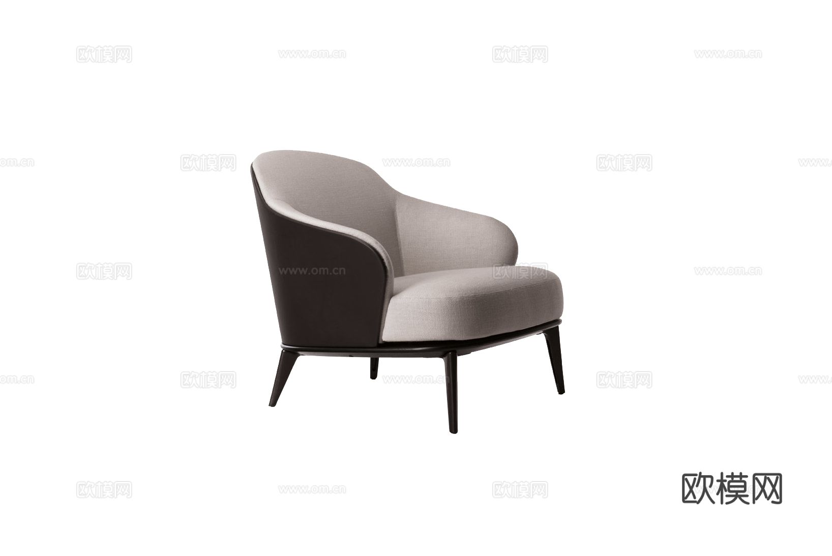 Minotti LESLIE扶手椅3d模型