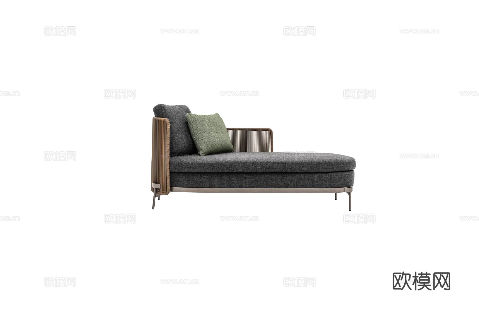 Minotti TAPE双人沙发3d模型