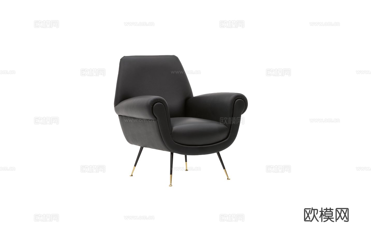 Minotti ALBERT&ILE扶手椅3d模型