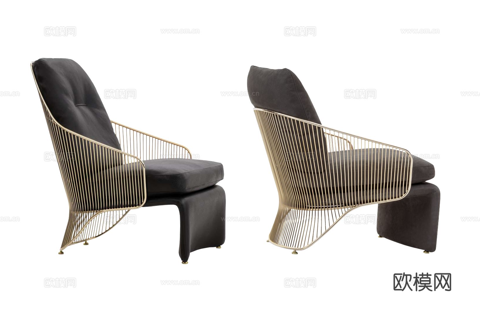 Minotti COLETTE扶手椅3d模型