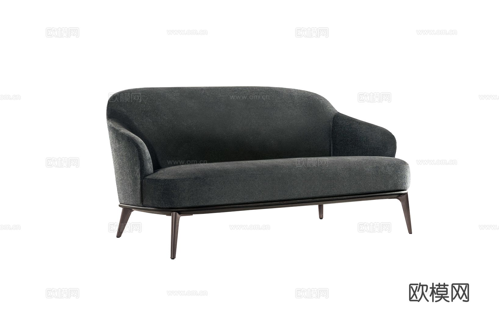 Minotti LESLIE双人沙发3d模型