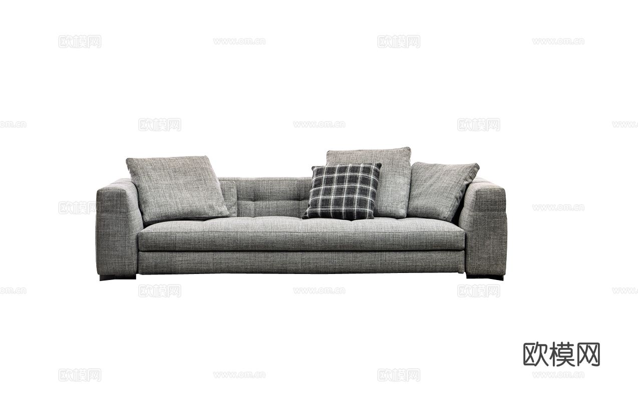Minotti BLAZER多人沙发3d模型