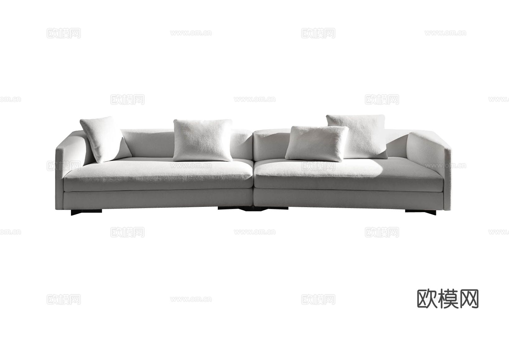 Minotti GRANVILLE多人沙发3d模型