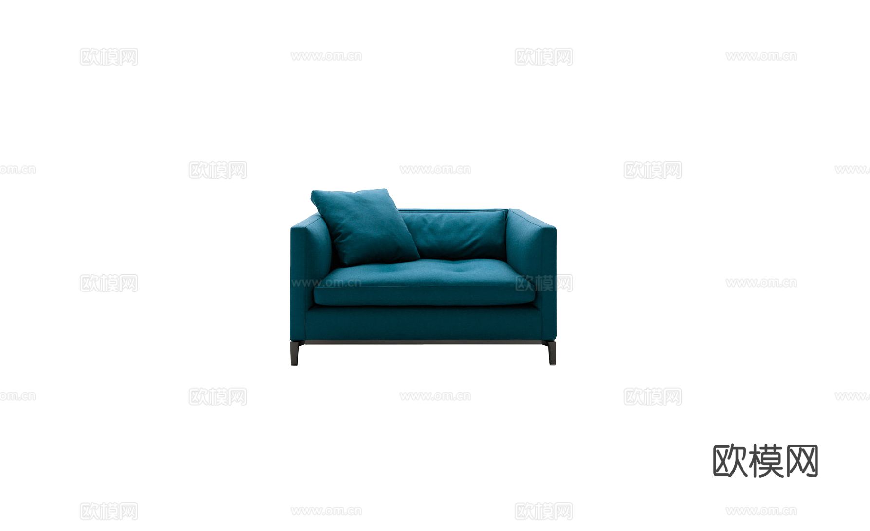 Minotti ANDERSEN单人沙发3d模型