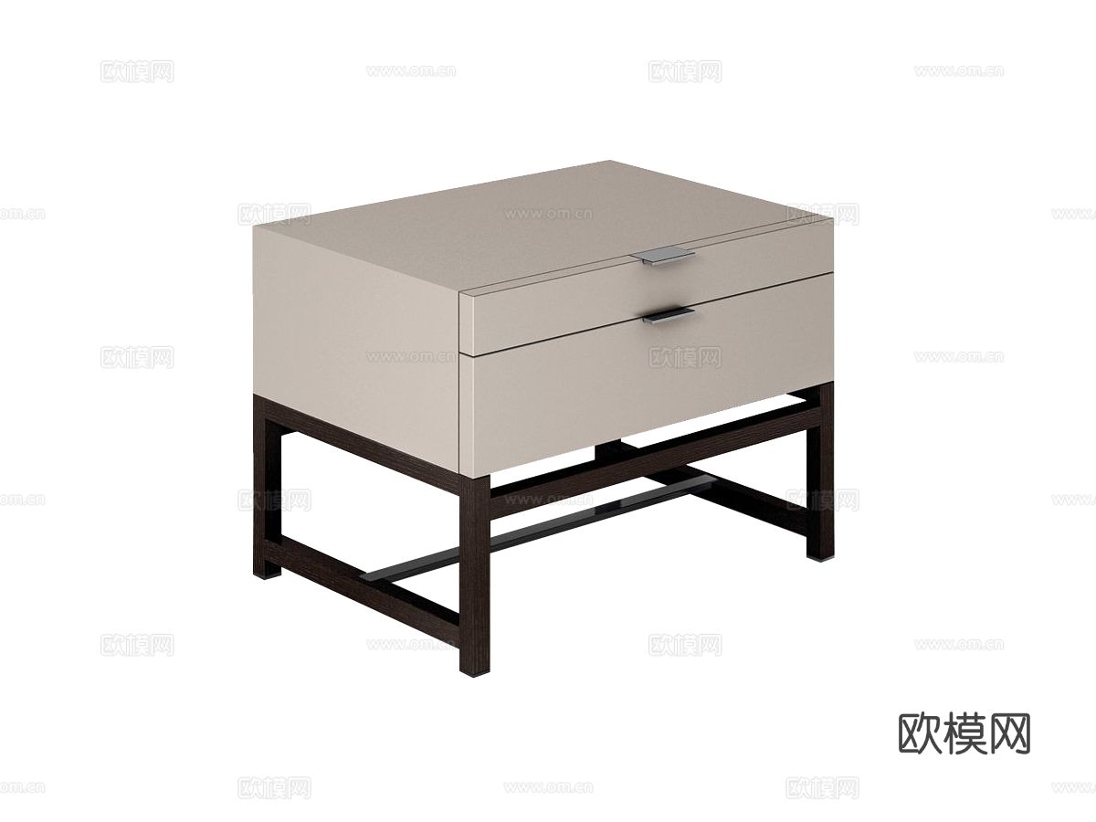 Minotti HARVEY床头柜3d模型
