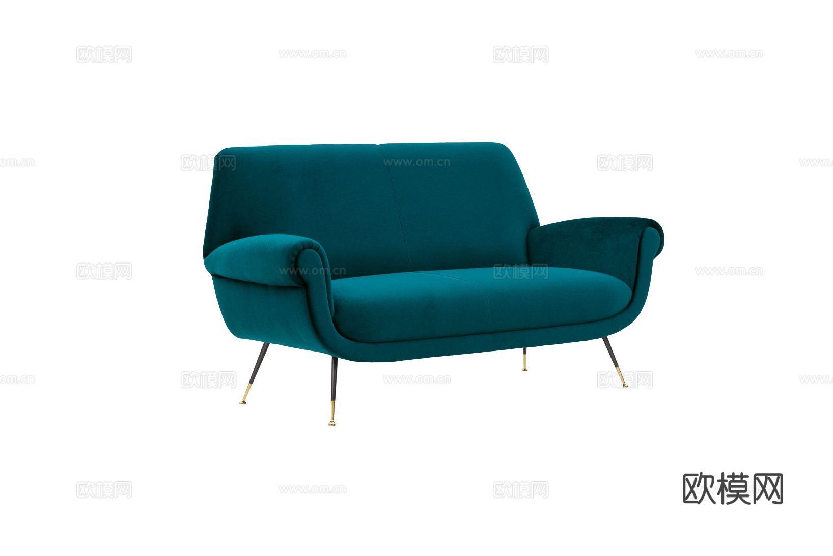 Minotti ALBERT&ILE双人沙发3d模型