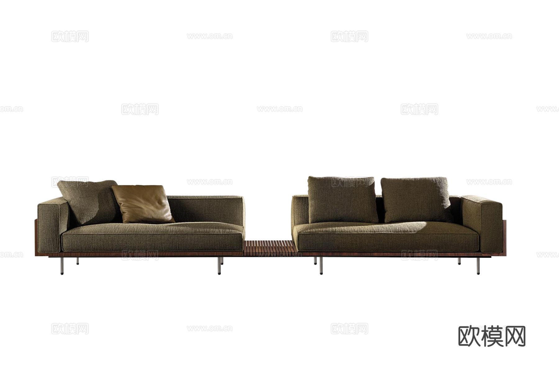Minotti BRASILIA多人沙发3d模型