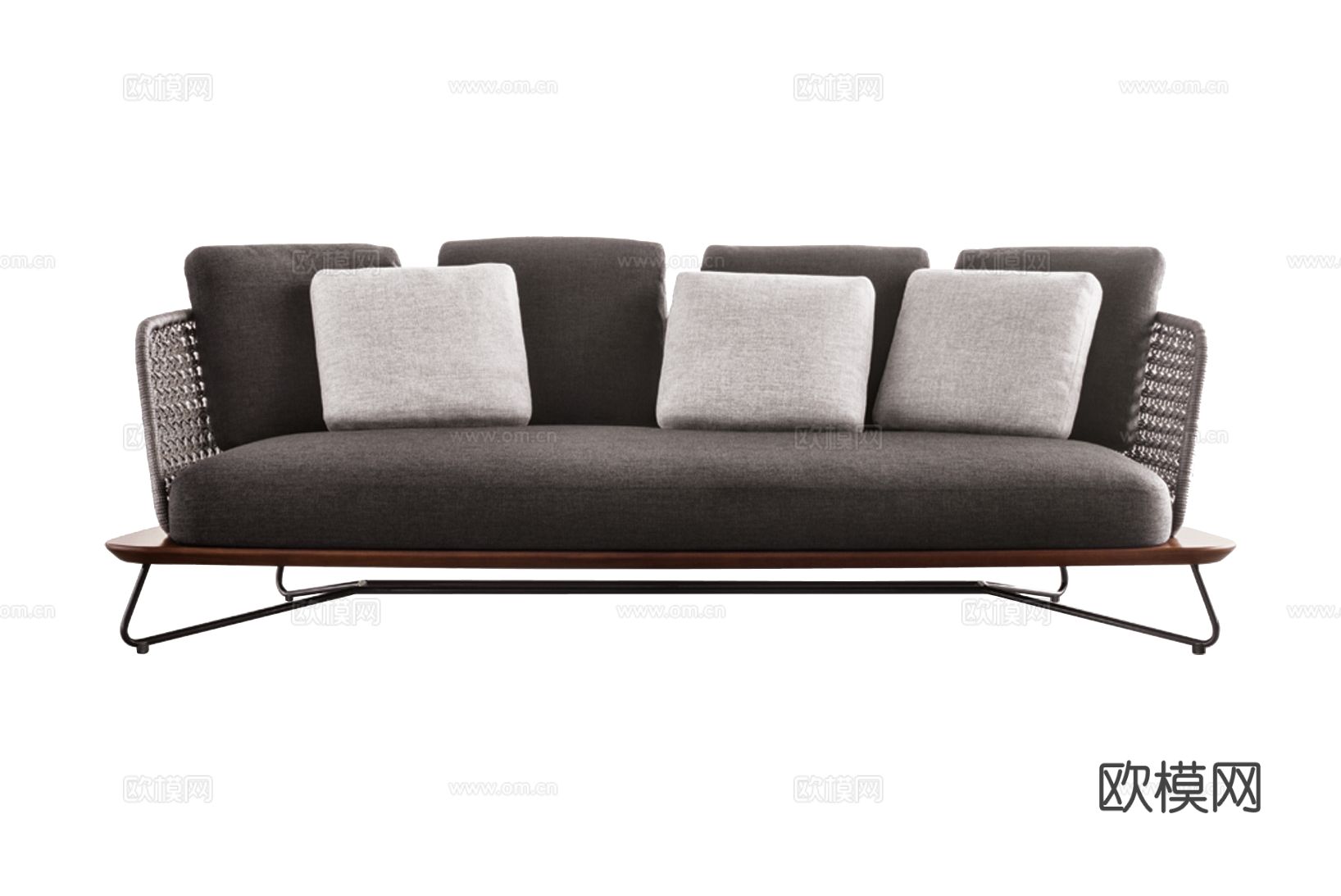 Minotti RIVERA多人沙发3d模型
