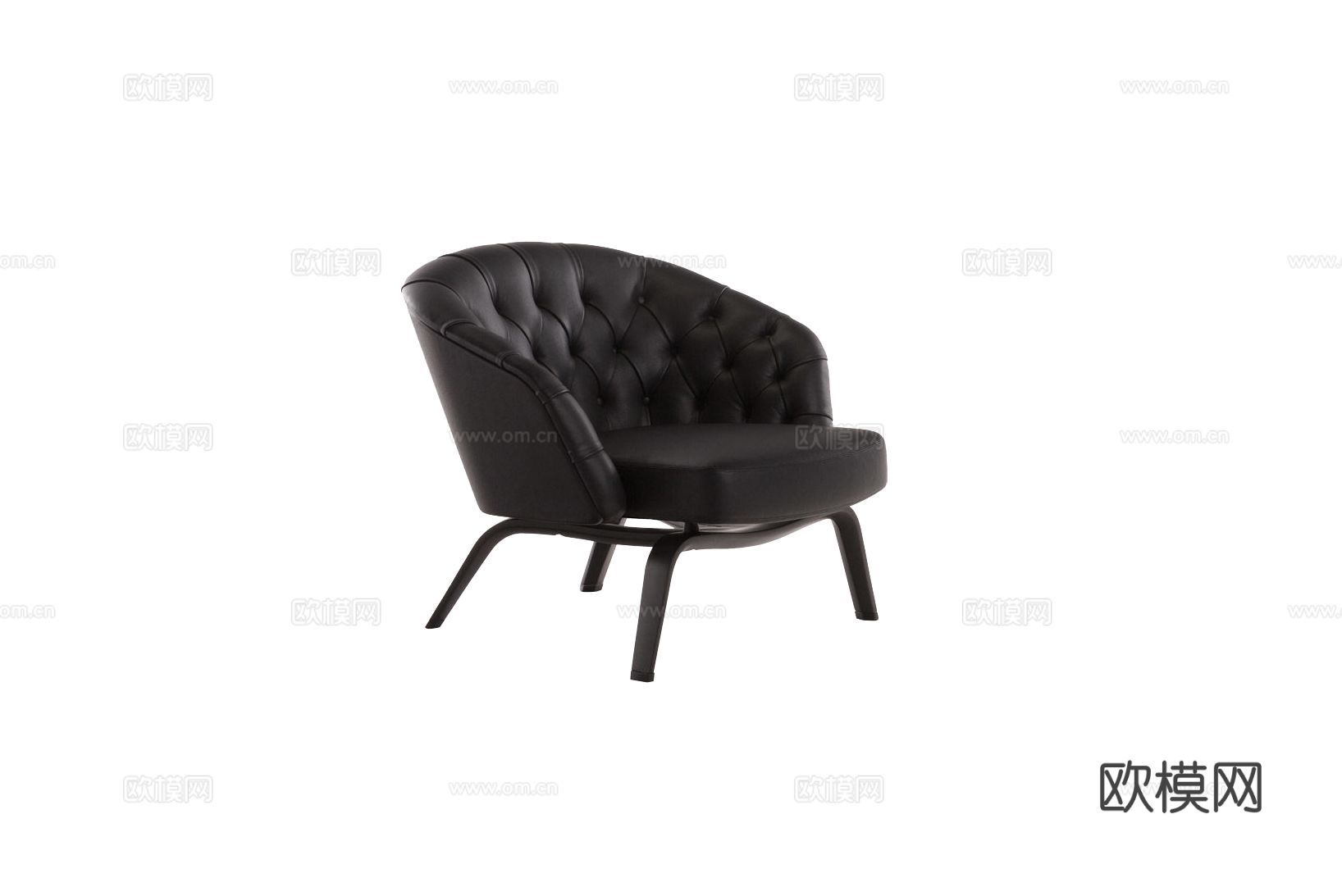 Minotti WINSTON扶手椅3d模型