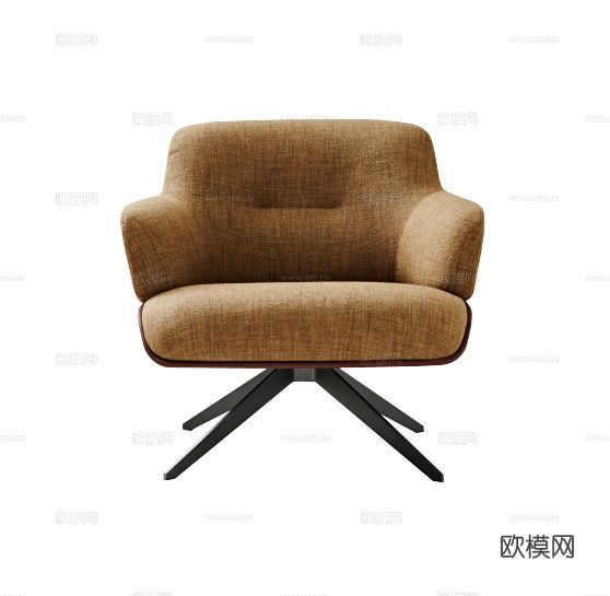 Molteni Kensington扶手椅3d模型