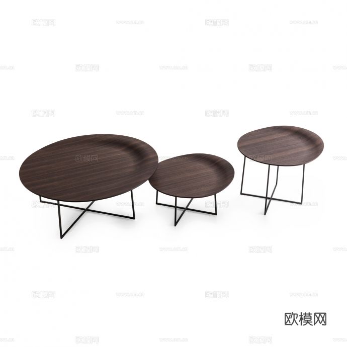 Molteni Louisa茶几3d模型