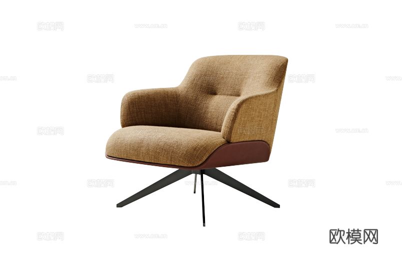 Molteni Kensington扶手椅3d模型