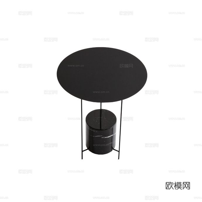 Molteni&C Panna-cotta边几3d模型