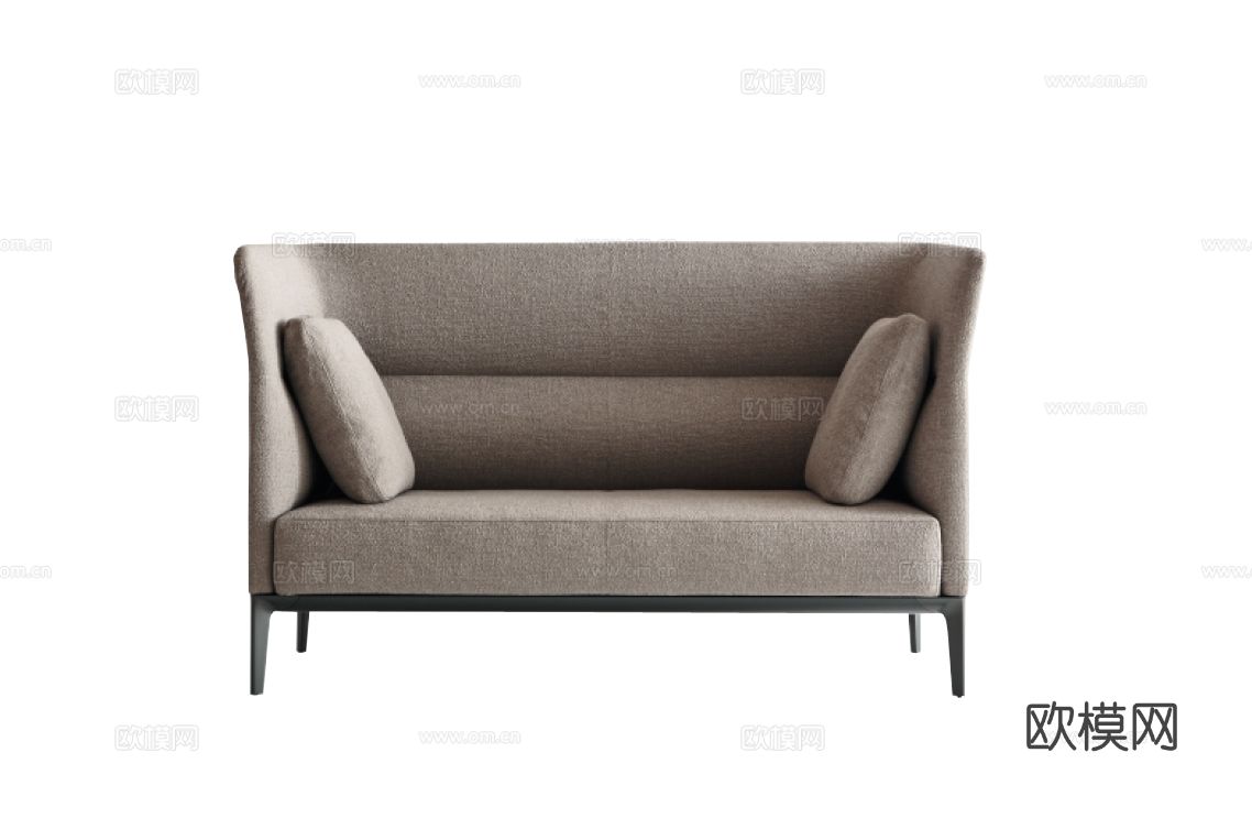 Molteni&C Camden卡座沙发3d模型