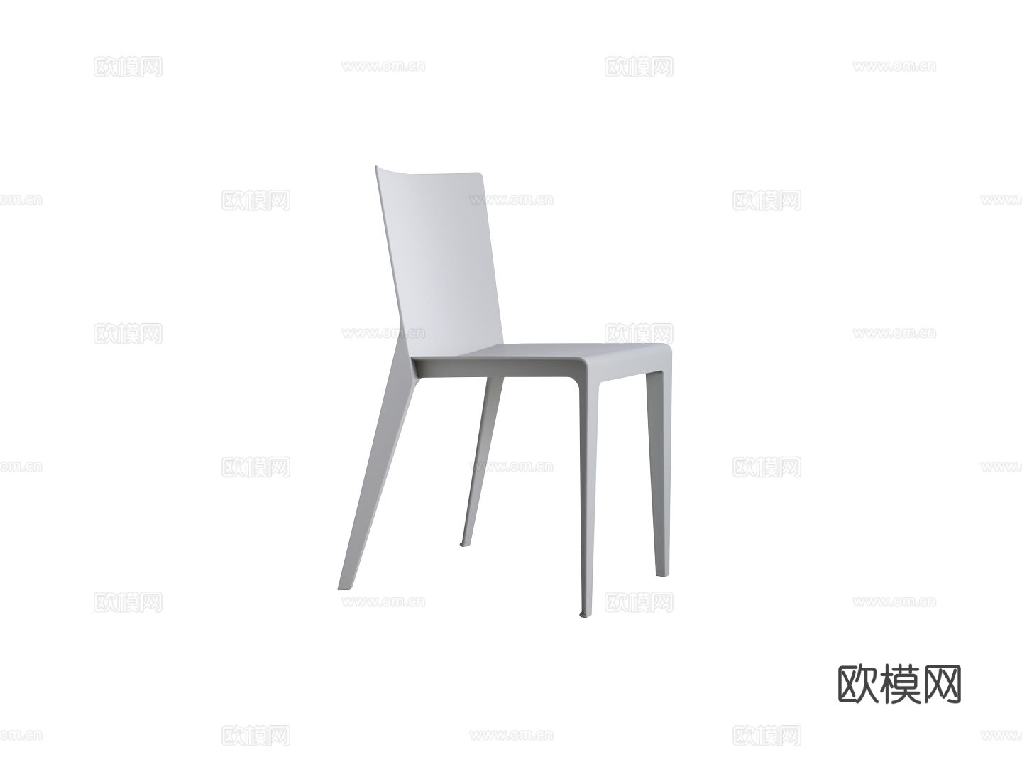 Molteni Alfa餐椅3d模型