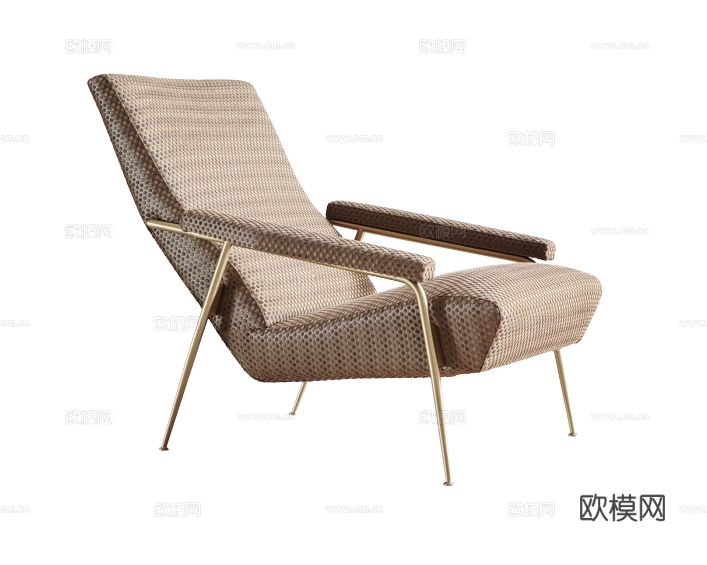 Molteni GIO PONTI扶手椅3d模型