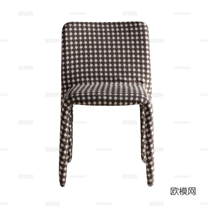 Molteni Glove-up餐椅3d模型